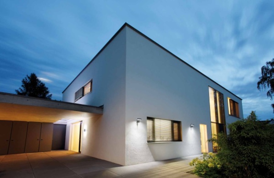 Aussenbeleuchtung bei Baumann GmbH in Frankenthal